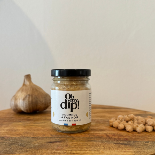 Houmous à l’ail noir